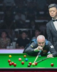 CBSA斯诺克巨星邀请赛：肖国栋5比2胜约翰·希金斯